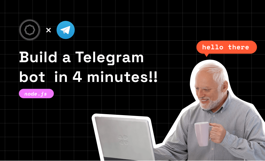Build a telegram bot with NodeJS in 4 minutes